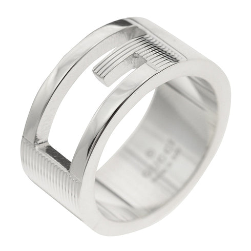 グッチ GUCCI ユニセックス リング 指輪 JP8号 032660-09840-8106-09 シルバー